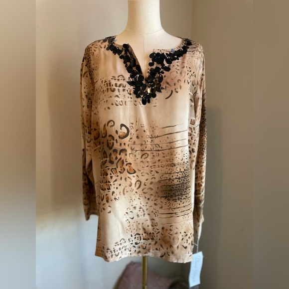 Diane Gilman Tops - 💯% silk vintage Diane Gilman 🙂♥️✨